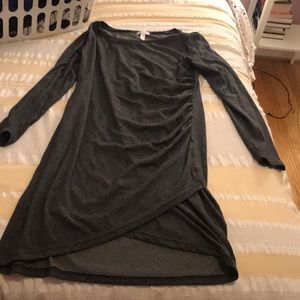 Leith Ruched Long Sleeved Dress